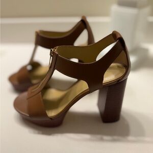 Michael Kors Elegant Brown Women's Heeled Sandals